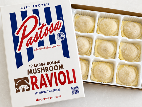 Pastosa Large Round Mushroom Ravioli