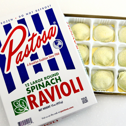 Pastosa Large Round Spinach Ravioli